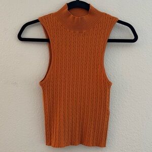 NWT Cotton On Burnt Orange Knit Tank Top size Medium